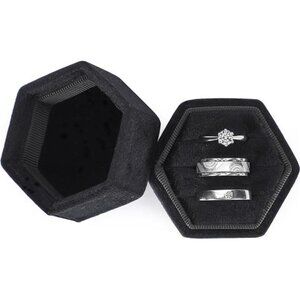 3 Slots Hexagon Ring Gift Box